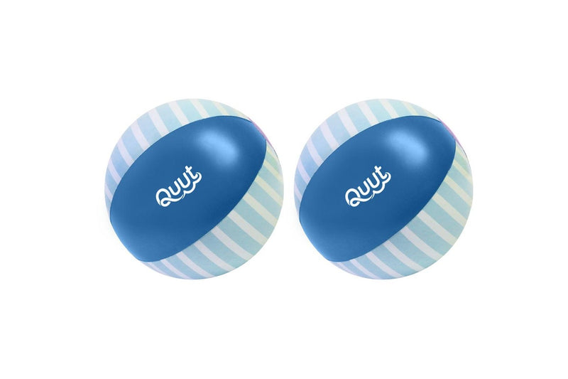 2x Quut Inflatable Beach Ball 30cm Round Ocean Kids Children Fun Play Toy 1y+