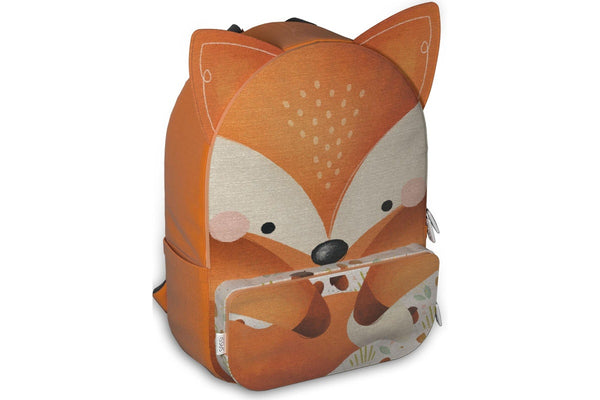 Sassi: A4 Junior Recycled Backpack - Crunchy the Fox