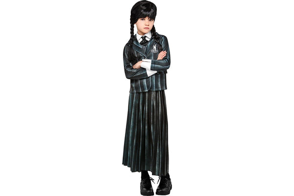 Wednesday (2023): Nevermore Academy - Black Costume (Size: 5-7)