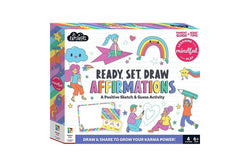 Junior Explorers Ready, Set, Draw Affirmations Guess Sketch Activity 6y+