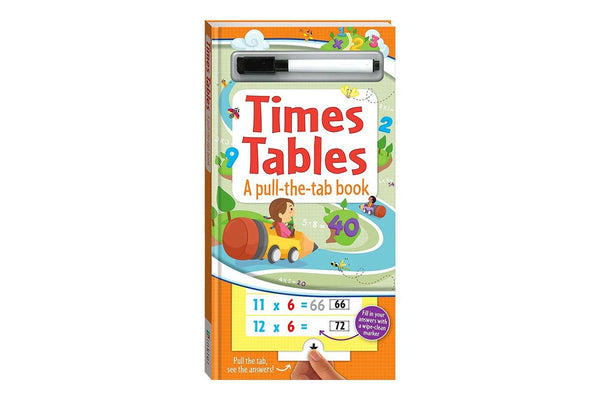 Rising Stars Pull the Tab: Times Tables Educational Book Kids Activity 4y+