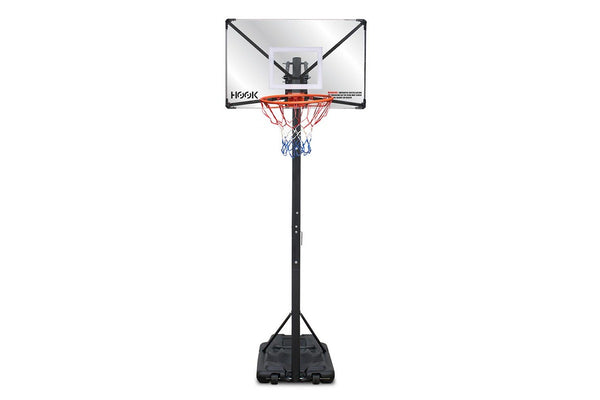 Hook 3.05m Screw Jack Infinity Edge Basketball Hoop Adjustable Sport System