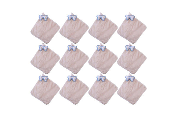 12x LVD Bath Cloth Asstd Butterfly Home Nursery Decor Children Baby 0+ 28cm