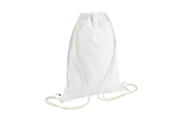 Bagbase Sublimation Gymsac / Drawstring Bag (5 Litres) (White) (One Size)