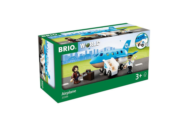 5pc Brio Airplane Kids Childrens Pretend Play Interactive Toy Playset 3y+