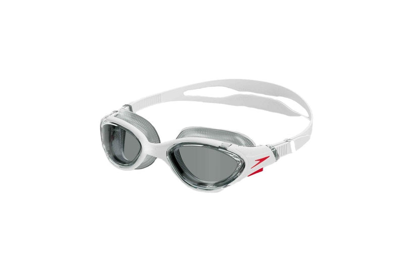 Speedo Unisex Adult 2.0 Biofuse Swimming Goggles (White/Smoke) (One Size)