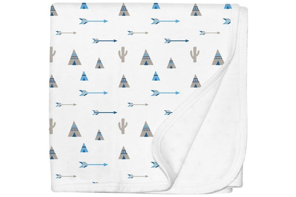 Silly Billyz: Jersey Swaddle Blanket - Tee Pee