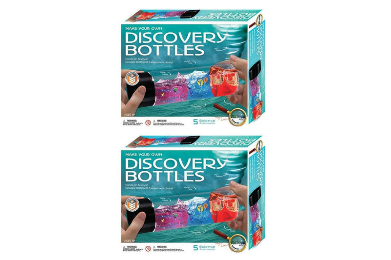 2x Kaper Kidz 5- In-1 Make Your Own Discovery Bottle Kids Childrens Toy 8Y+