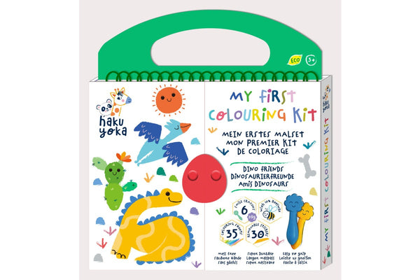 Haku Yoka: My First Colouring Kit - Dino Friends