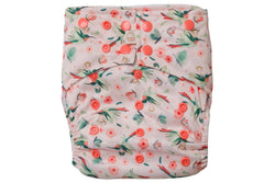 Nestling: Sassy Snap Nappy Cover - Pink Hummingbird