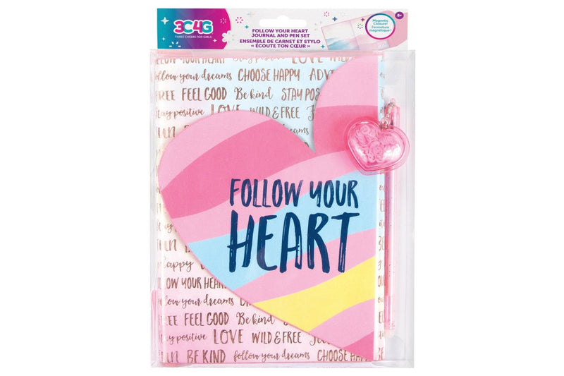 3C4G: Follow Your Heart Journal And Pen Set