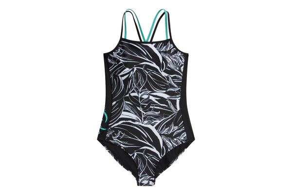 Animal Womens/Ladies Zora Strappy One Piece Swimsuit (Jet Black) (6 UK)