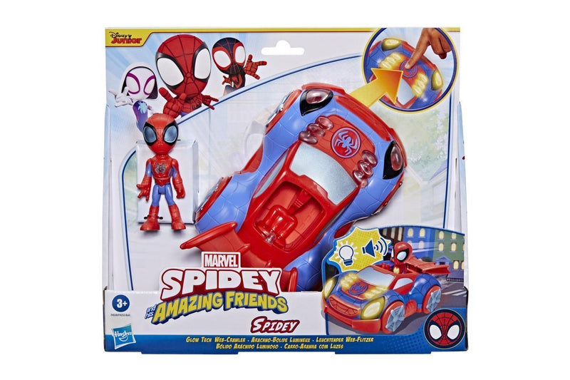 Marvel's Spidey: Spidey - Glow Tech Web-Crawler Vehicle