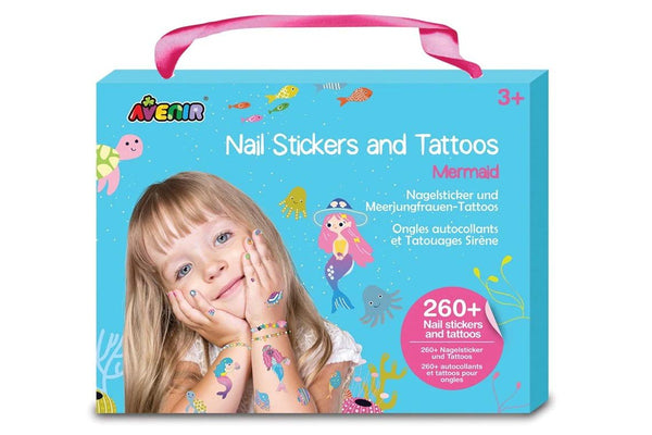 Avenir: Nail Stickers & Tattoos Set - Mermaid