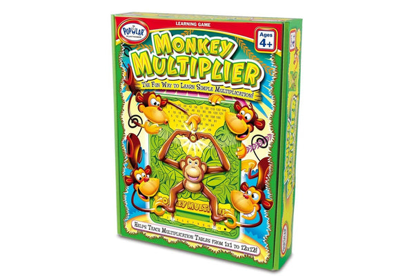 Popular Playthings Monkey Multiplier Educational Math Learning Game Kids 4y+