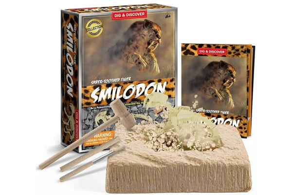 Dig & Discover: Smilidon (Saber-Tooth Tiger) Dig Kit