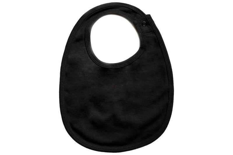 Babybugz Baby Organic Single Layer Bib (Black) (One Size)