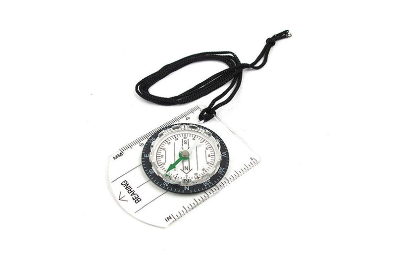 4Pcs Transparent Plastic Compass Proportional Footprint Travel Outdoor Camping Hiking Military Tools Bussola Compasso Kompas Compasses