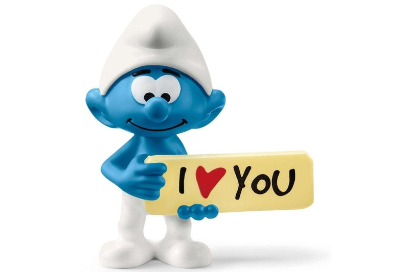 Schleich: Smurf with Sign