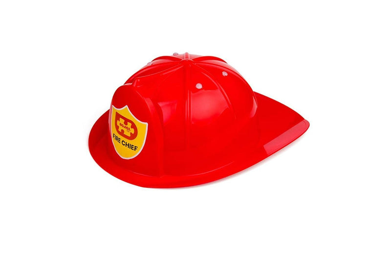 Bigjigs Toys 49-55cm Firefighter Helmet Kids Children Pretend Play Toy Red 3y+