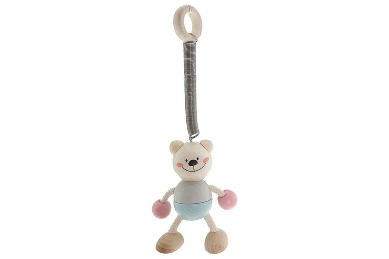 Hess Spielzeug Wooden Swinging Figure Play Fun Toy Bear Baby Infant 0m+ Natural