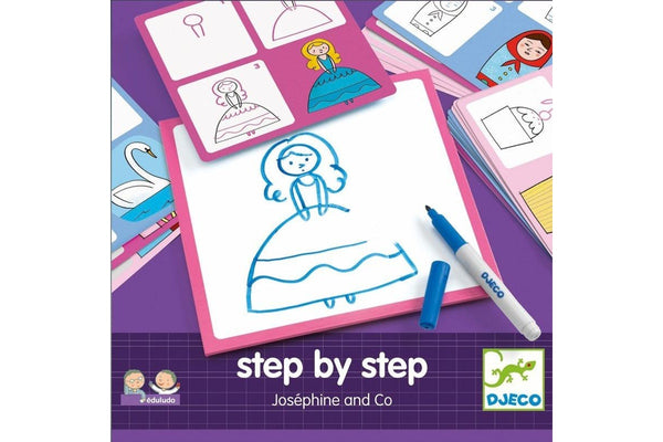 Djeco: Learn To Draw - Step By Step Josephine