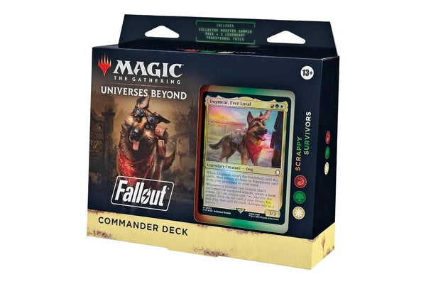 Magic The Gathering - Universes Beyond Fallout 'Scrappy Survivors' Commander Precon Deck