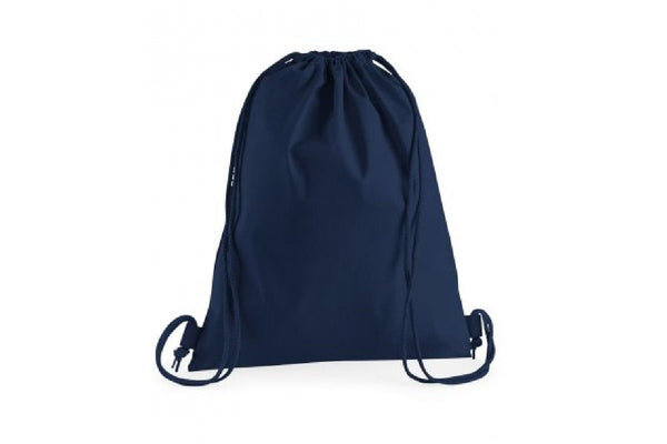 Westford Mill Premium Cotton Gymsac (French Navy) (One Size)