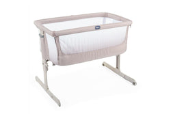 Chicco Adjustable Juvenile Baby Newborn Home Crib Bed Next2Me Air Dark Beige 0m+