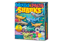 4M: Mould & Paint - Glow-In-The-Dark Sharks