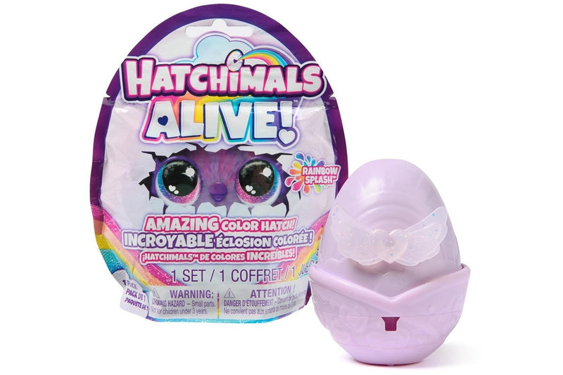 Hatchimals: Alive! Rainbow Splash - Single Pack (Blind Box)