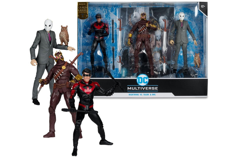 DC Multiverse: Talon, Nightwing & Owl (Court Of Owls) - 7" Action Figure (3-Pack)