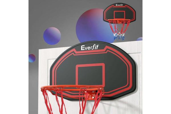 Everfit 38" Basketball Hoop Backboard Door Wall Mounted Ring Net Sports Kids