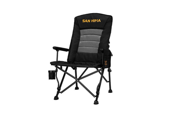 San Hima Folding Camping Chair Outdoor Portable Thick Padding With Storage Bag