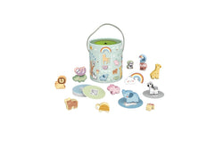 Tooky Toy Animal Shape Touch & Match Toy Box Bucket Kids Children Playset 3+