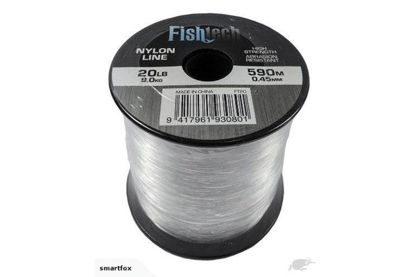 Fishtech 1/4 Pound Nylon Spool 20lb 590m