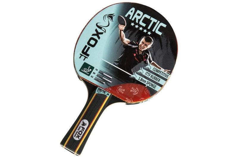 Fox TT Unisex Adult Arctic 5 Star Table Tennis Bat (Black/Red) (One Size)