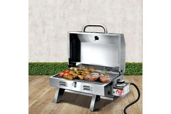 Grillz 32x51cm Portable Gas BBQ Grill