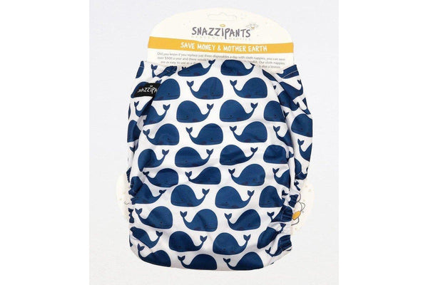 Snazzi Pants: All In One Reusable Nappy - Whale