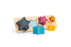 6pc Bigjigs Toys Shooting Star Sorter Kids Children Wooden Sensory Toy 12m+