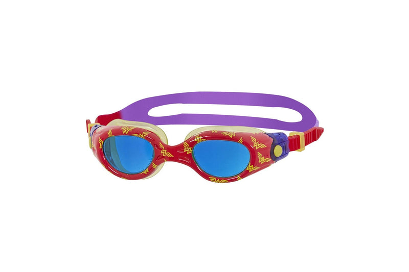 Zoggs Childrens/Kids Wonder Woman Swimming Goggles (Red/Yellow/Purple) (1-6 Years)