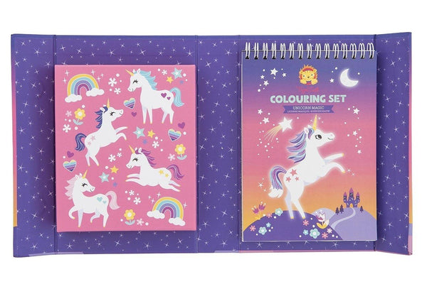 Tiger Tribe: Colouring Set - Unicorn Magic