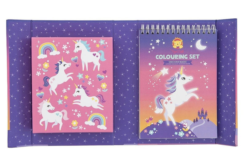 Tiger Tribe: Colouring Set - Unicorn Magic