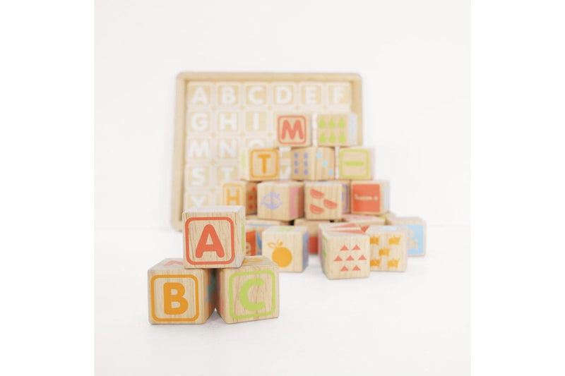 Le Toy Van Petilou ABC Wooden Blocks Educational Learning Toy Kids Toddler 12m+