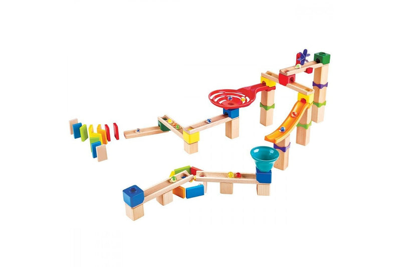 81pc Hape Marble Run Race Track Toddler Kids Logical Thinking Activity Toy 3+