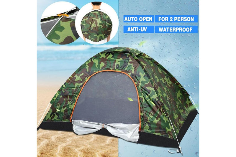 Waterproof Pop-Up Camping Tent - Camouflage