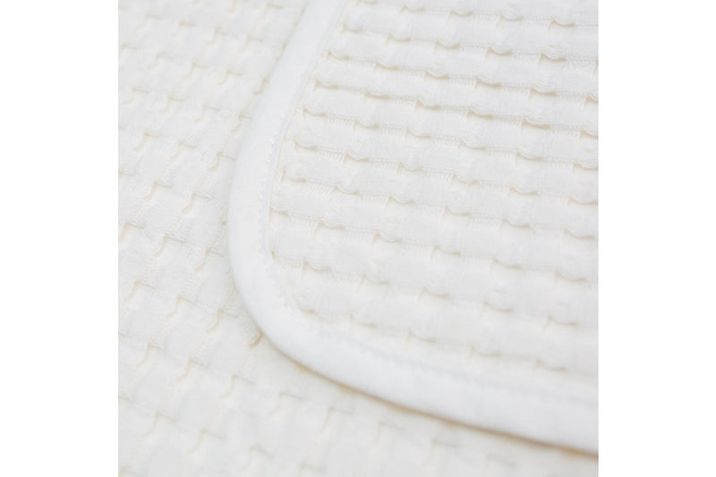 Lulujo: Waffle Blanket - Cream Vanilla