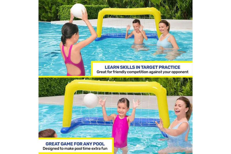 Ozstock Water Polo Swimming Set Inflatable Pool Games UV Resistant 1.4m x 76cm