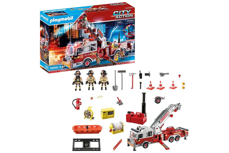 Playmobil: Fire Engine with Tower Ladder (70935)