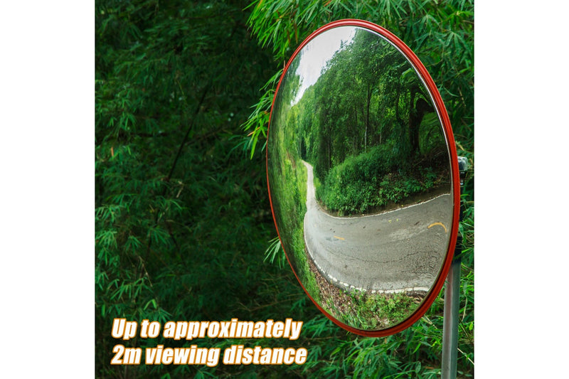 60cm Wide Angle Security Curved Convex Road Safety Mirror Traffic Driveway